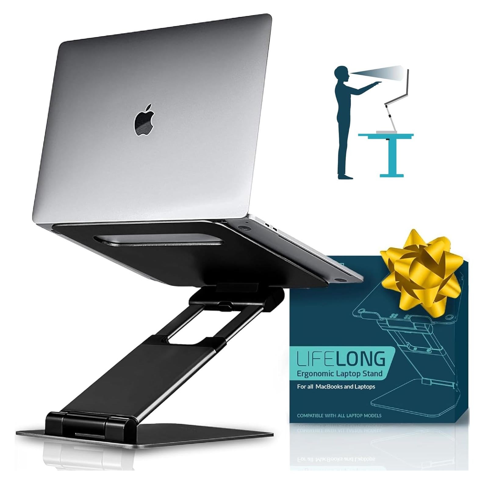 Soporte de Laptop Ergonómico Lifelong Ajustable hasta 17"