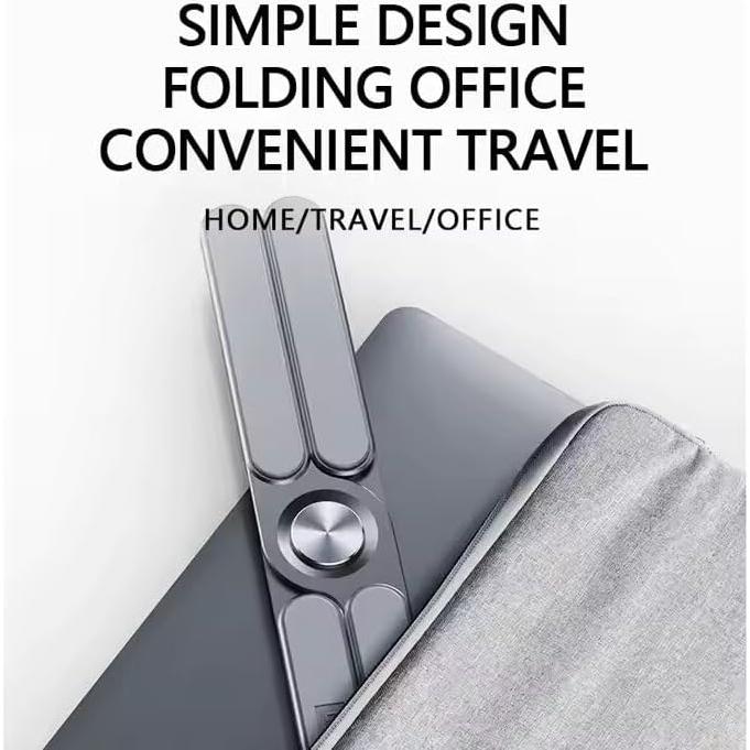 Soporte Ergonómico para Laptop Aluminio Ajustable 7 Niveles 10-15.6"