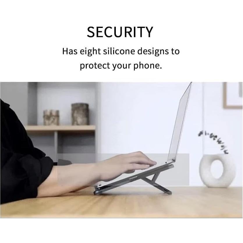 Soporte Ergonómico para Laptop Aluminio Ajustable 7 Niveles 10-15.6"