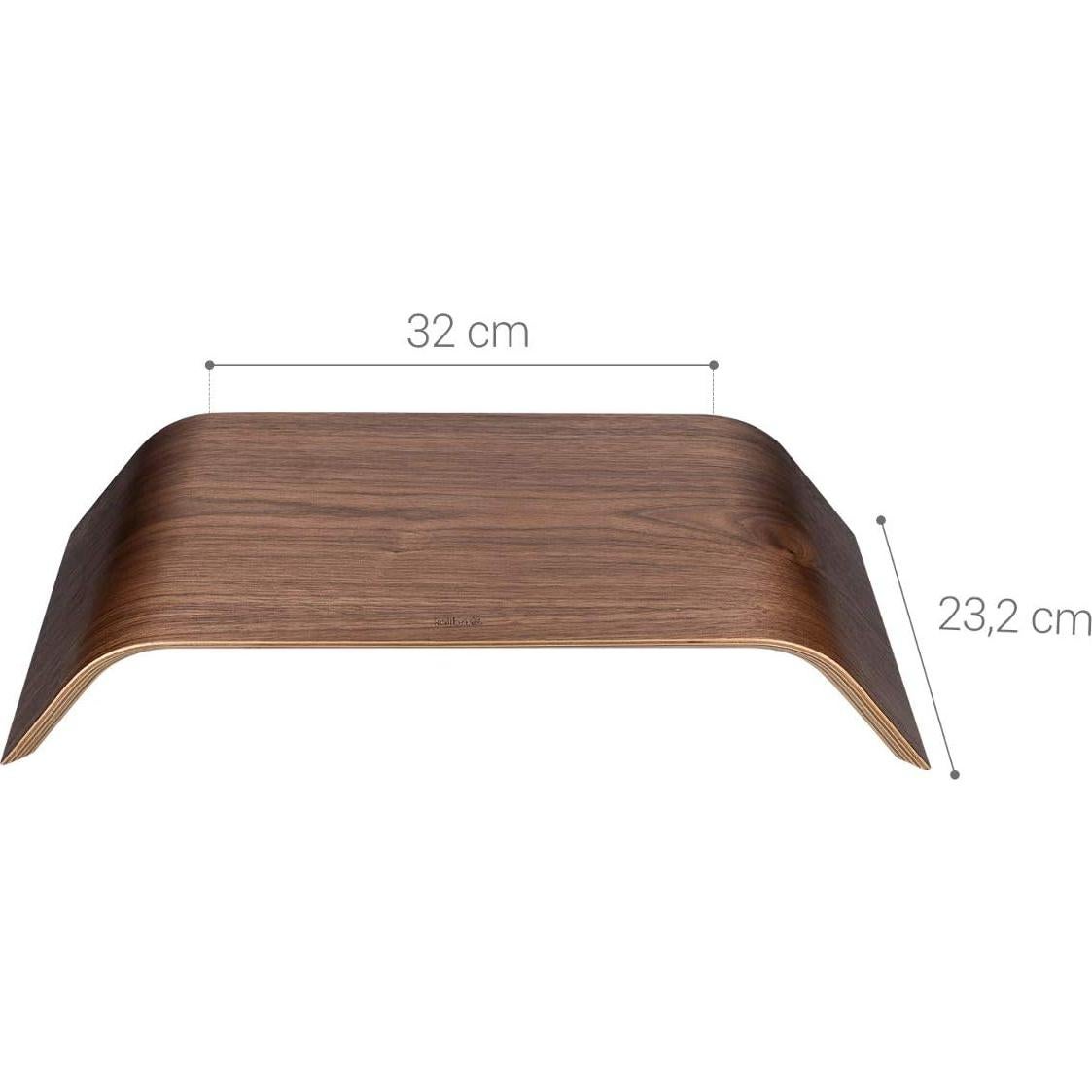 Soporte Elevador de Monitor Kalibri de Madera Nogal 51.3x23.2cm