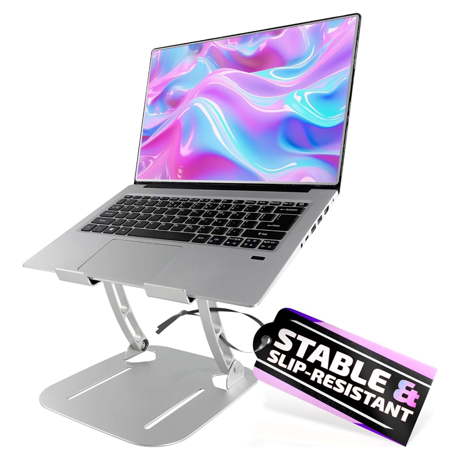 Soporte Ajustable para Laptop V TOWER 10-17.3" con Ventilación