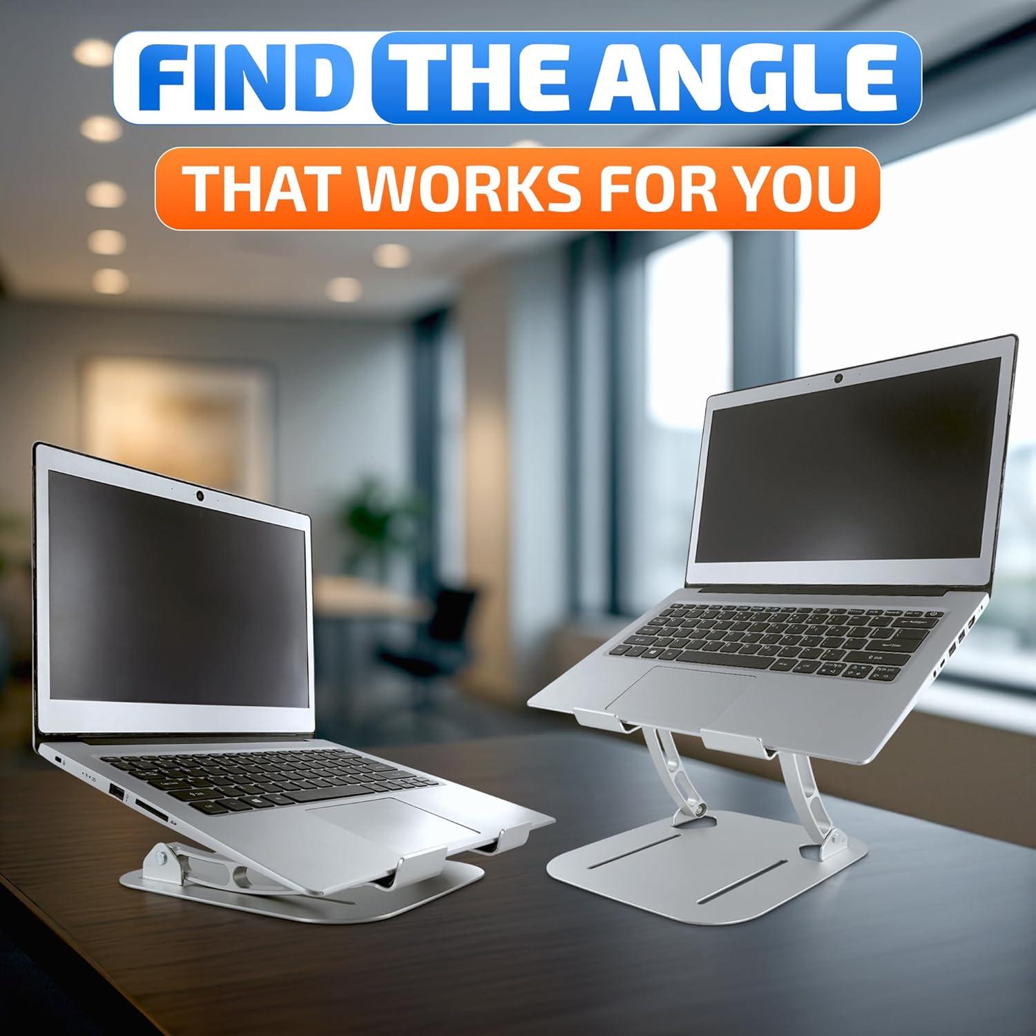 Soporte Ajustable para Laptop V TOWER 10-17.3" con Ventilación