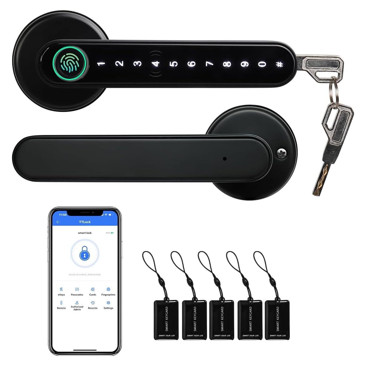 Cerradura Inteligente CATCHFACE C6 Biométrica Control App