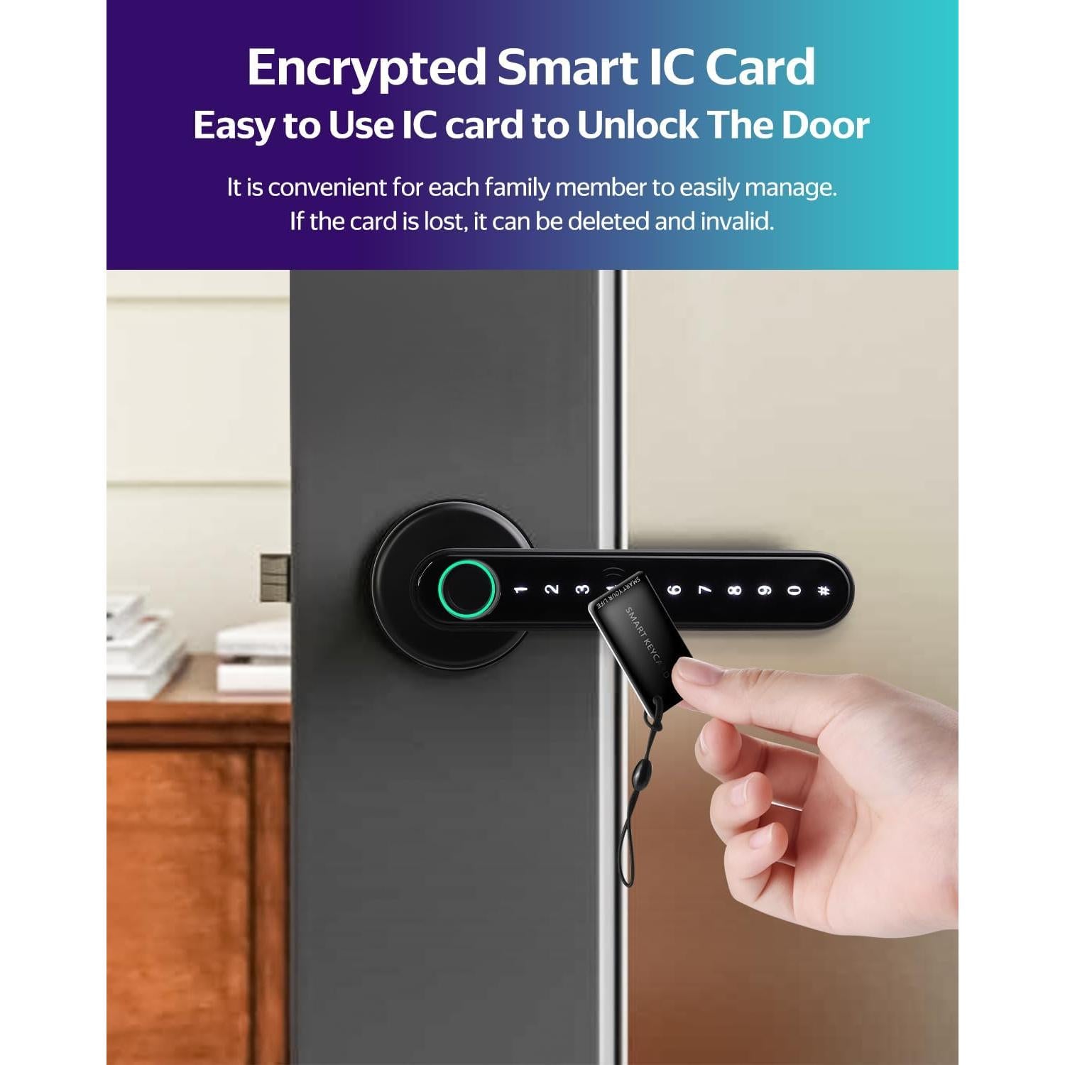 Cerradura Inteligente CATCHFACE C6 Biométrica Control App