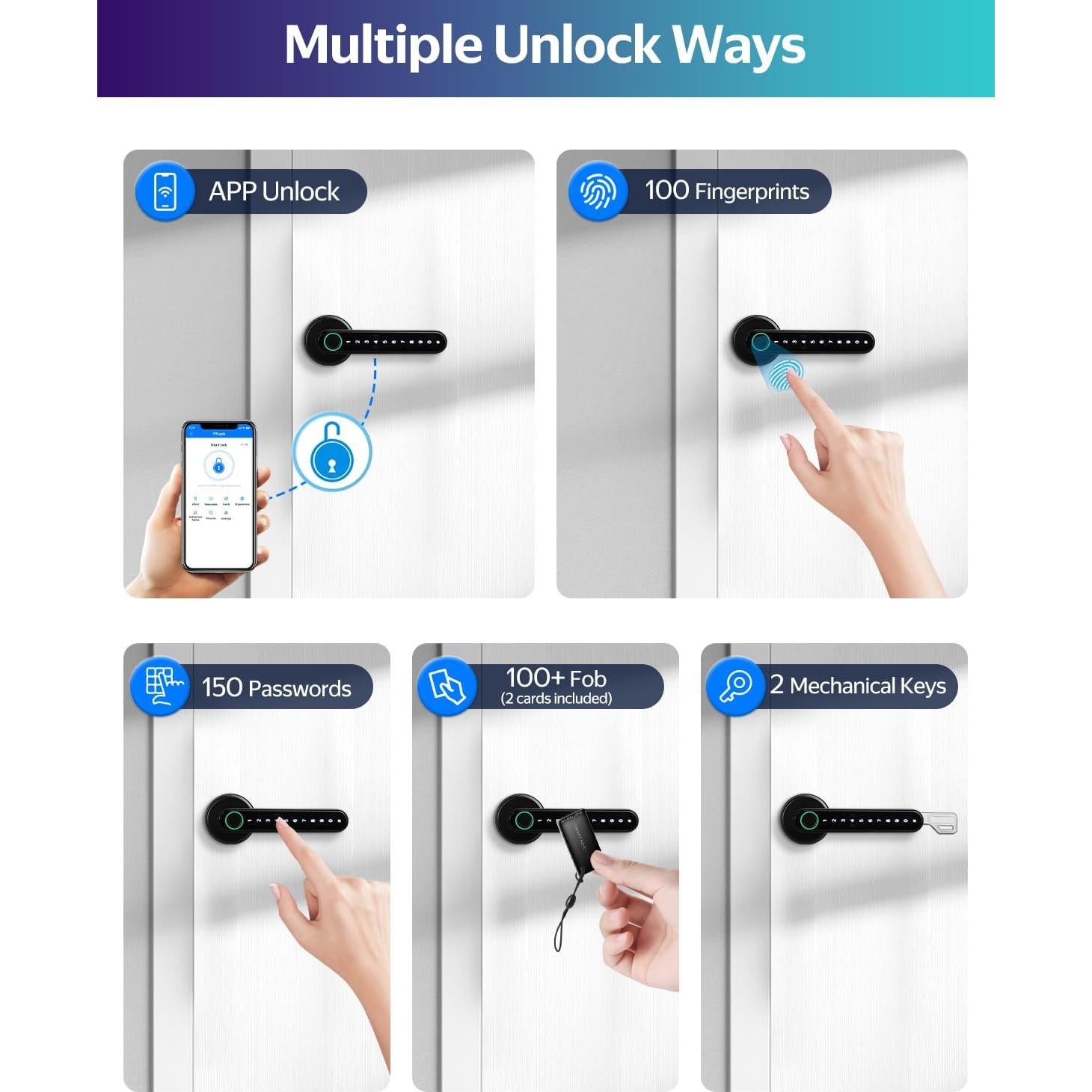 Cerradura Inteligente CATCHFACE C6 Biométrica Control App