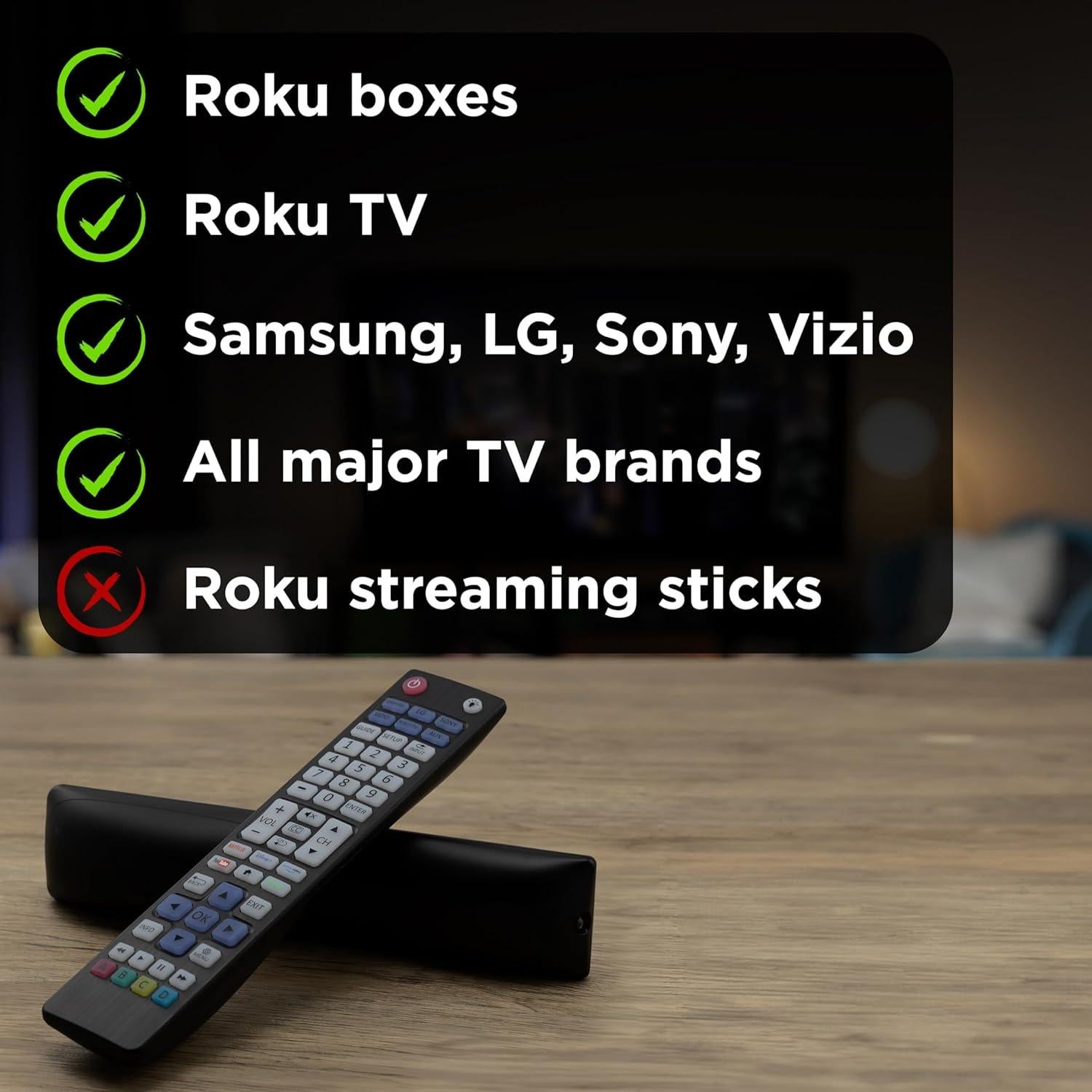 Control Remoto Universal Retroiluminado UltraPro 80830 para TV