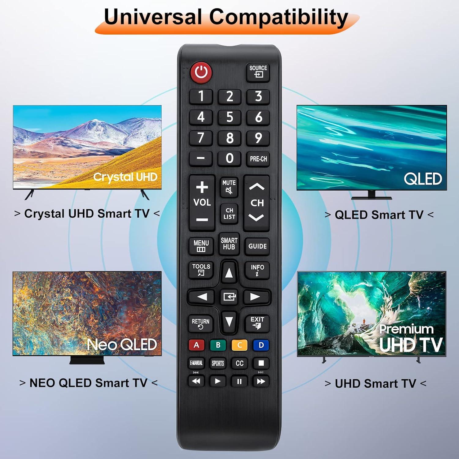 Control Remoto Universal Samsung - Paquete de 2, Compatible 4K