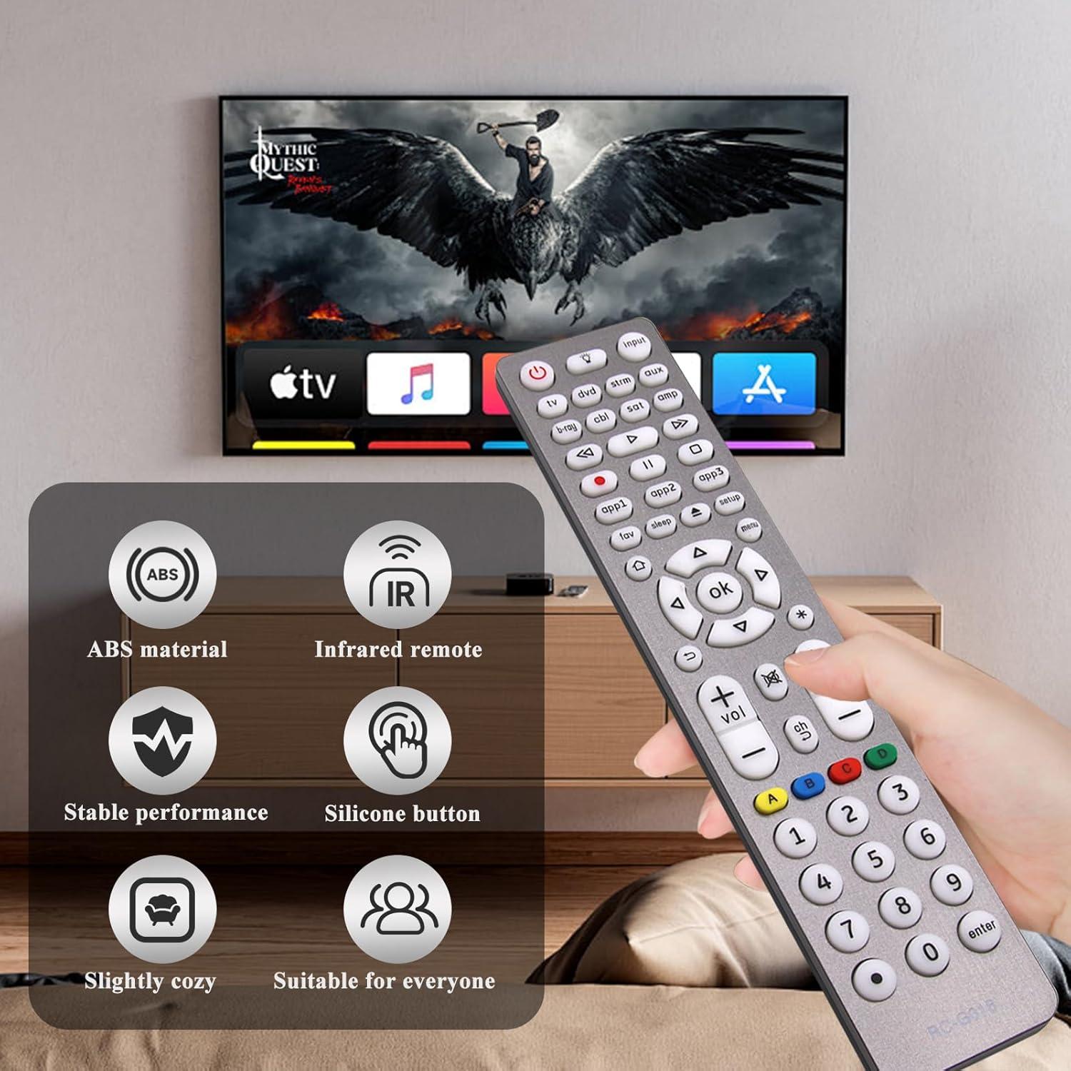 Control Remoto Universal MYHGRC 8 en 1 Retroiluminado