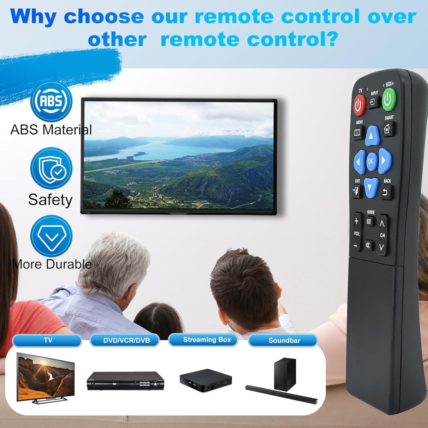 Control Remoto Universal Grande para Personas Mayores - YunCChengFR