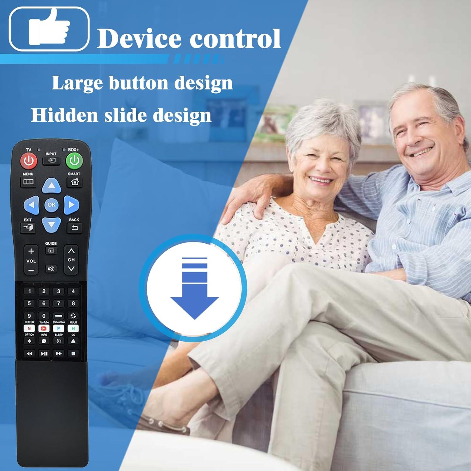 Control Remoto Universal Grande para Personas Mayores - YunCChengFR