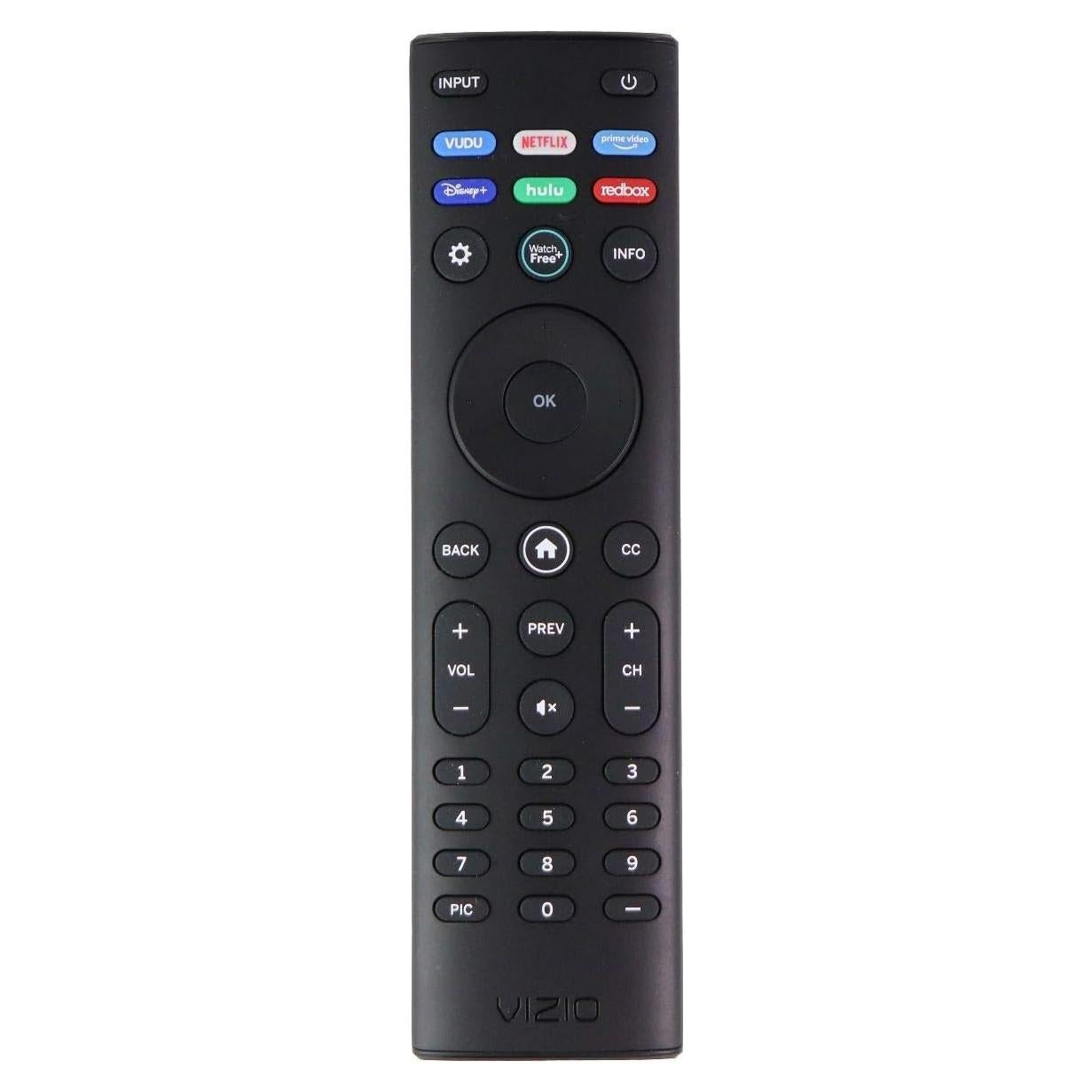 Control Remoto Vizio XRT140 para Smart TV - Teclas Vudu/Netflix/Prime