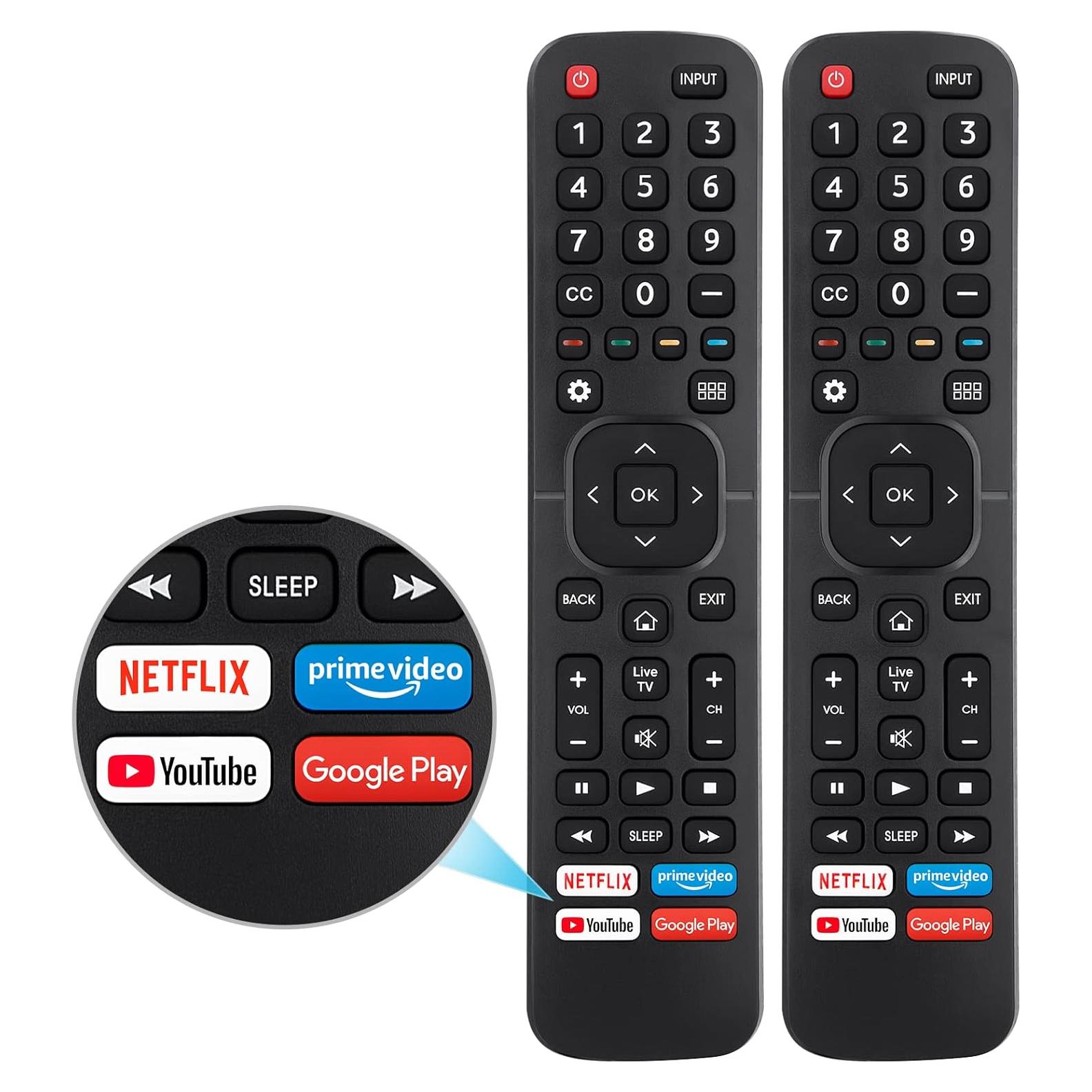 Control Remoto Universal Hisense para TV - Paquete de 2
