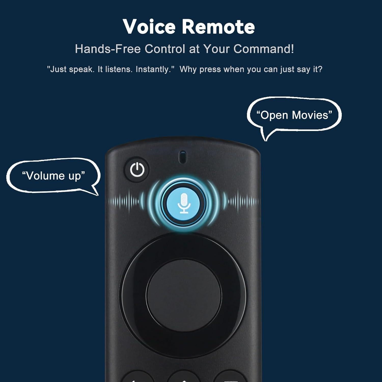 Control Remoto de Voz OROSAUR para TV Inteligente Toshiba/Insignia