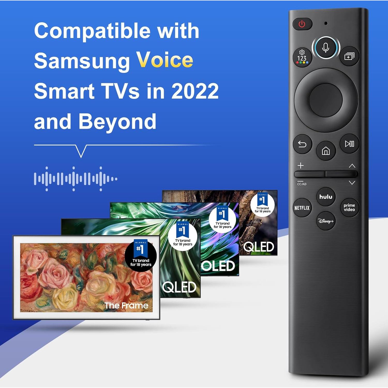 Control Remoto de Voz Samsung BN59-01385A Compatible 2022