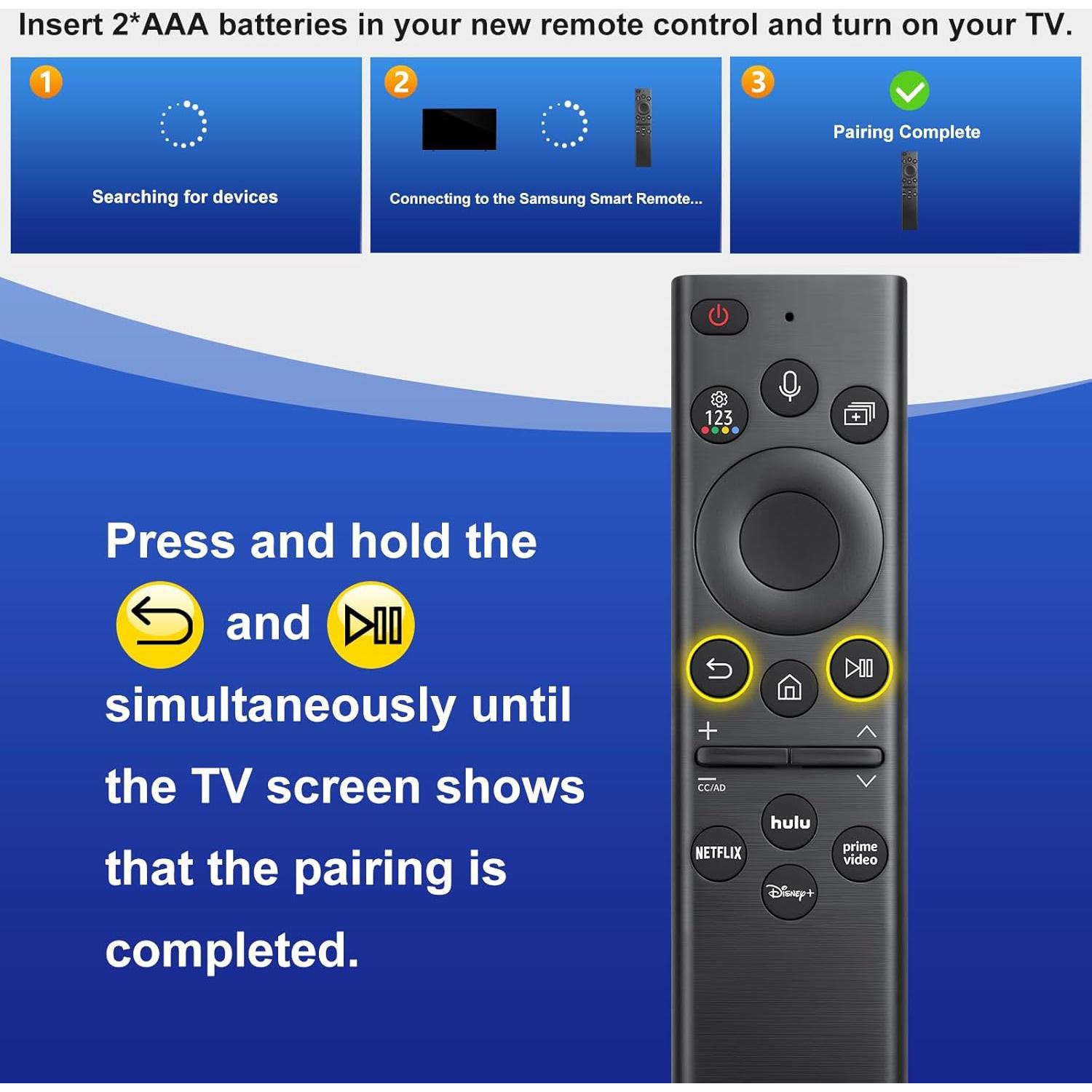 Control Remoto de Voz Samsung BN59-01385A Compatible 2022