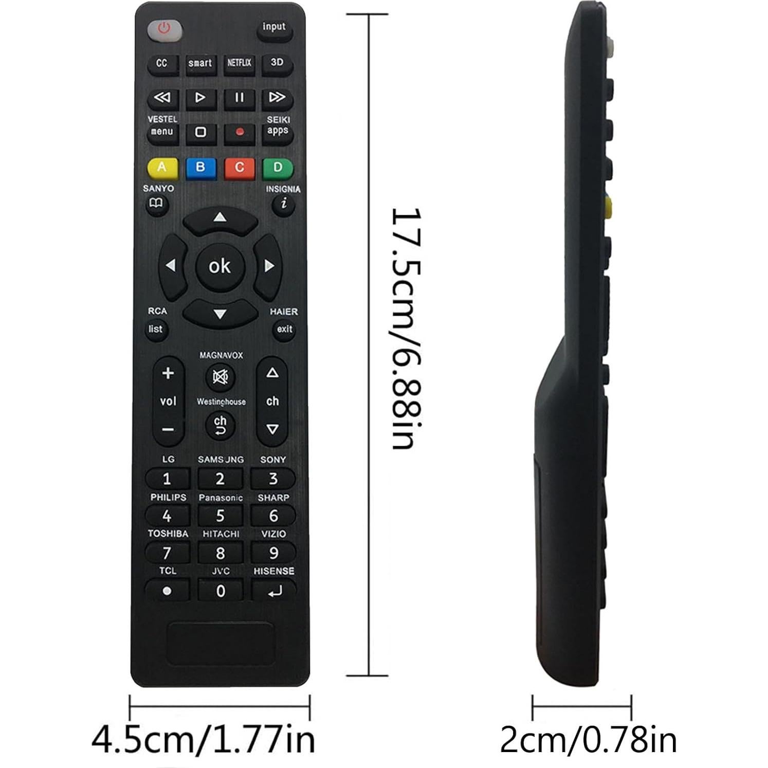 Control Remoto Universal NJALNKHM para TVs Samsung, LG, Sony