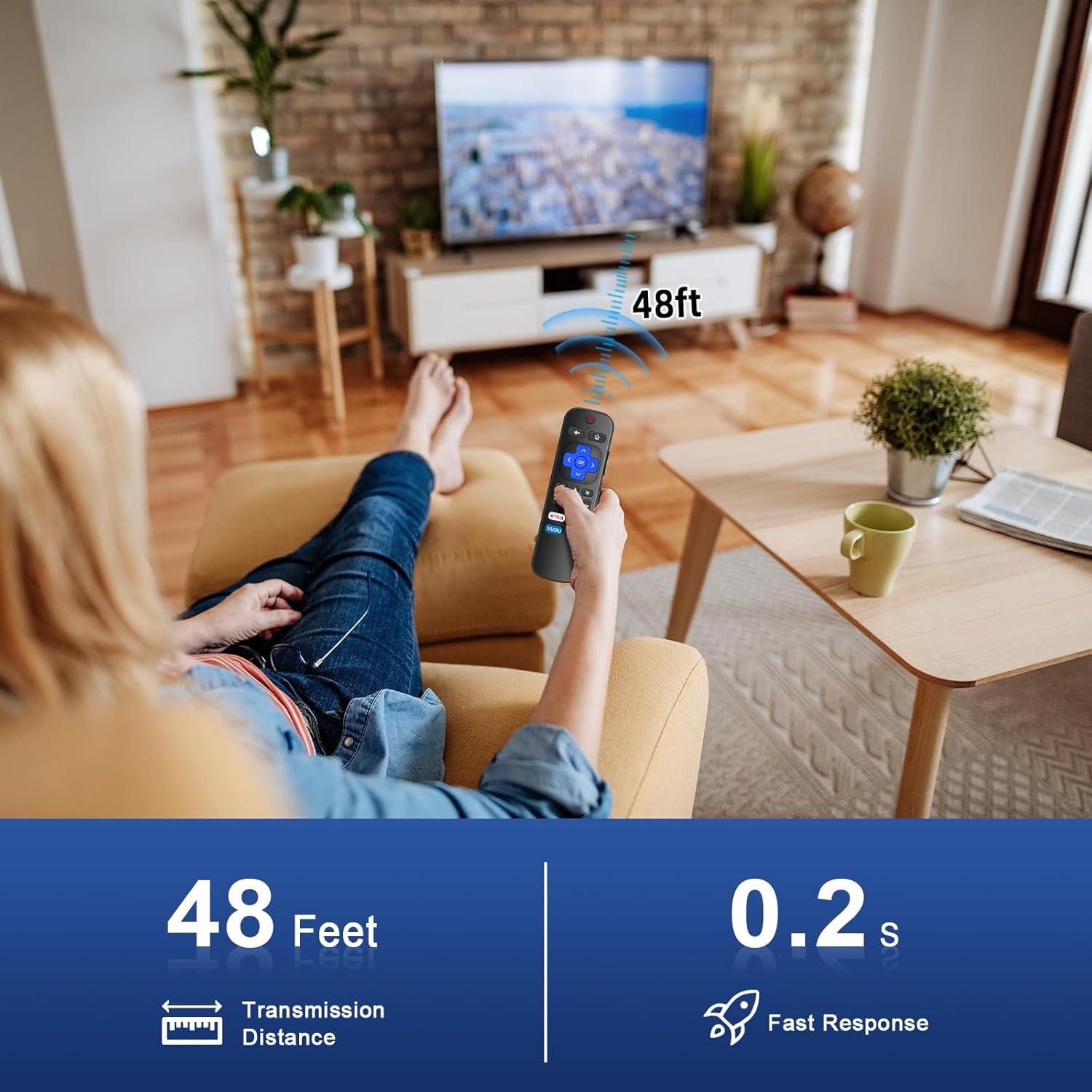 Control Remoto Universal KJDiSRPin para Roku TV - 2 Piezas