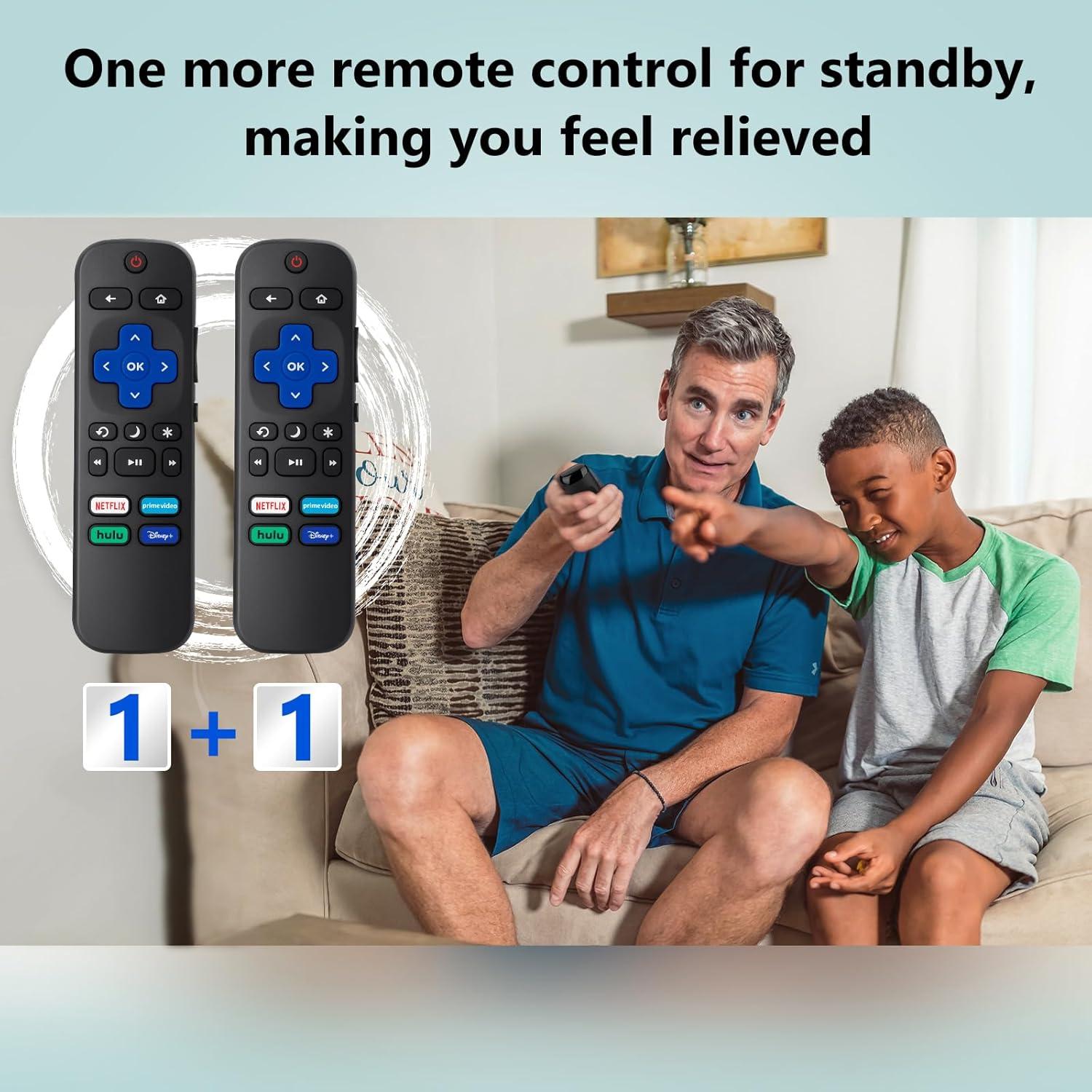 Control Remoto de Reemplazo para TV Roku - Paquete de 2