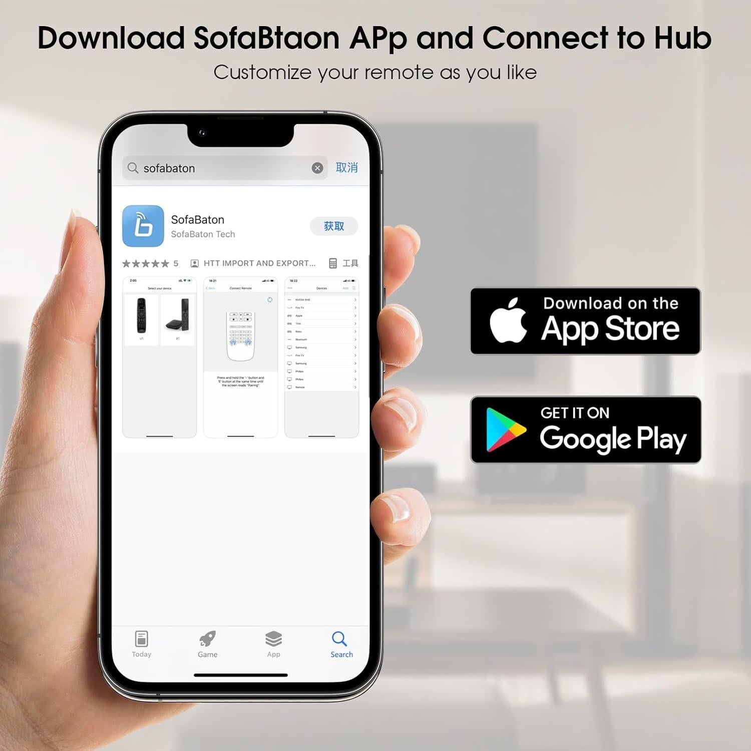 Control Remoto Universal SofaBaton X1S con Hub y App Inteligente