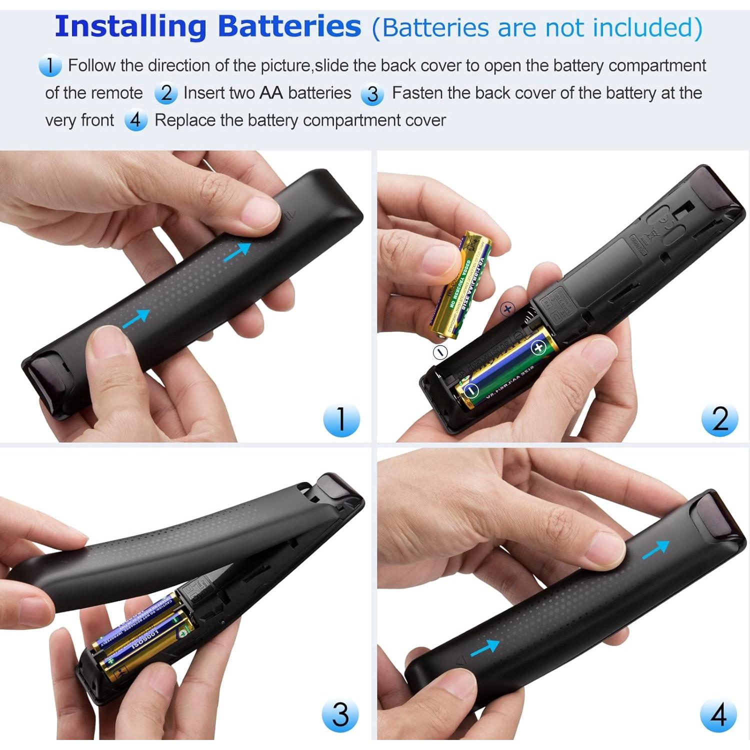 Control Remoto Reemplazo OMAIC para TV Samsung IR - 3 Botones Directos