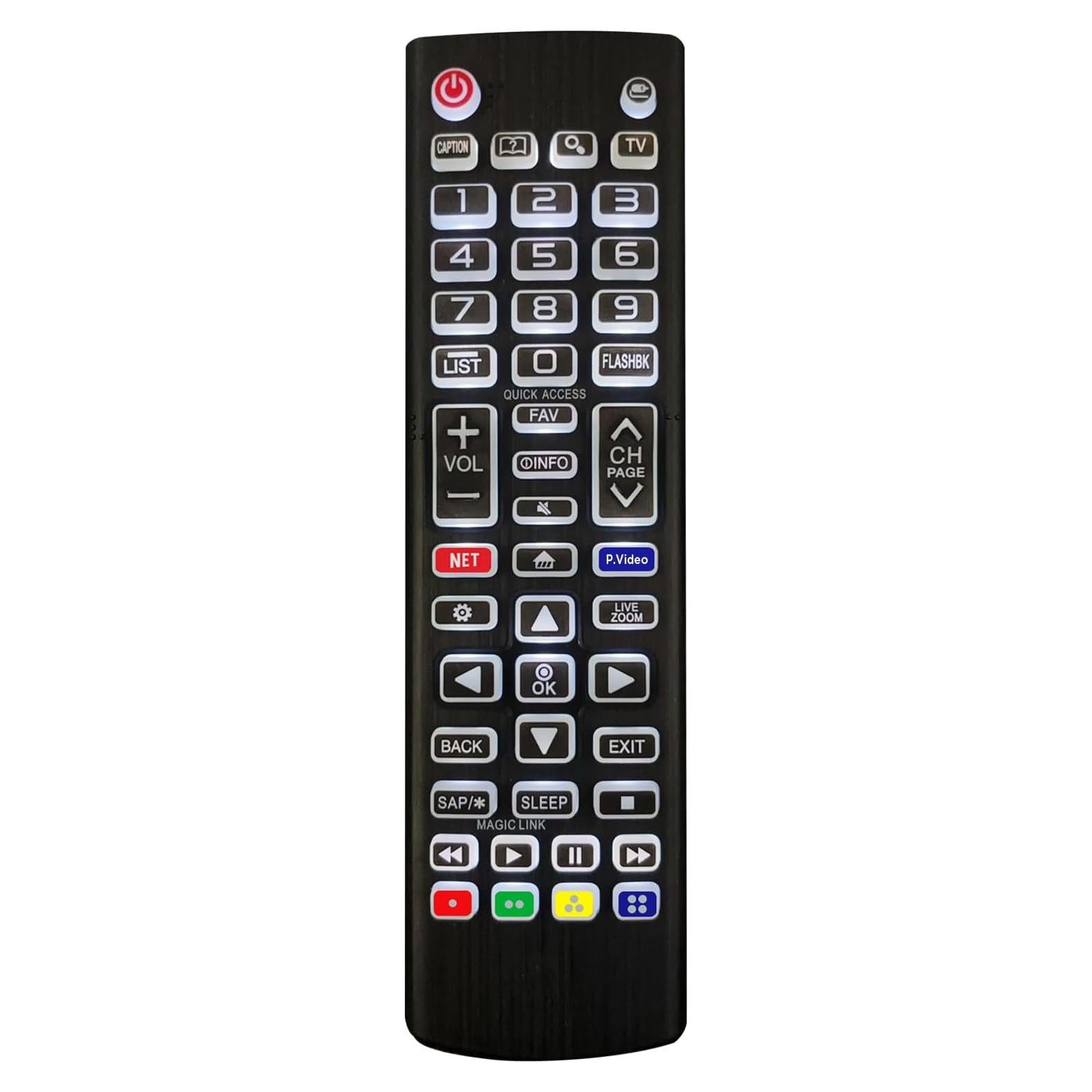 Control Remoto Retroiluminado LG AKB75095307 para TV Smart 4K UHD