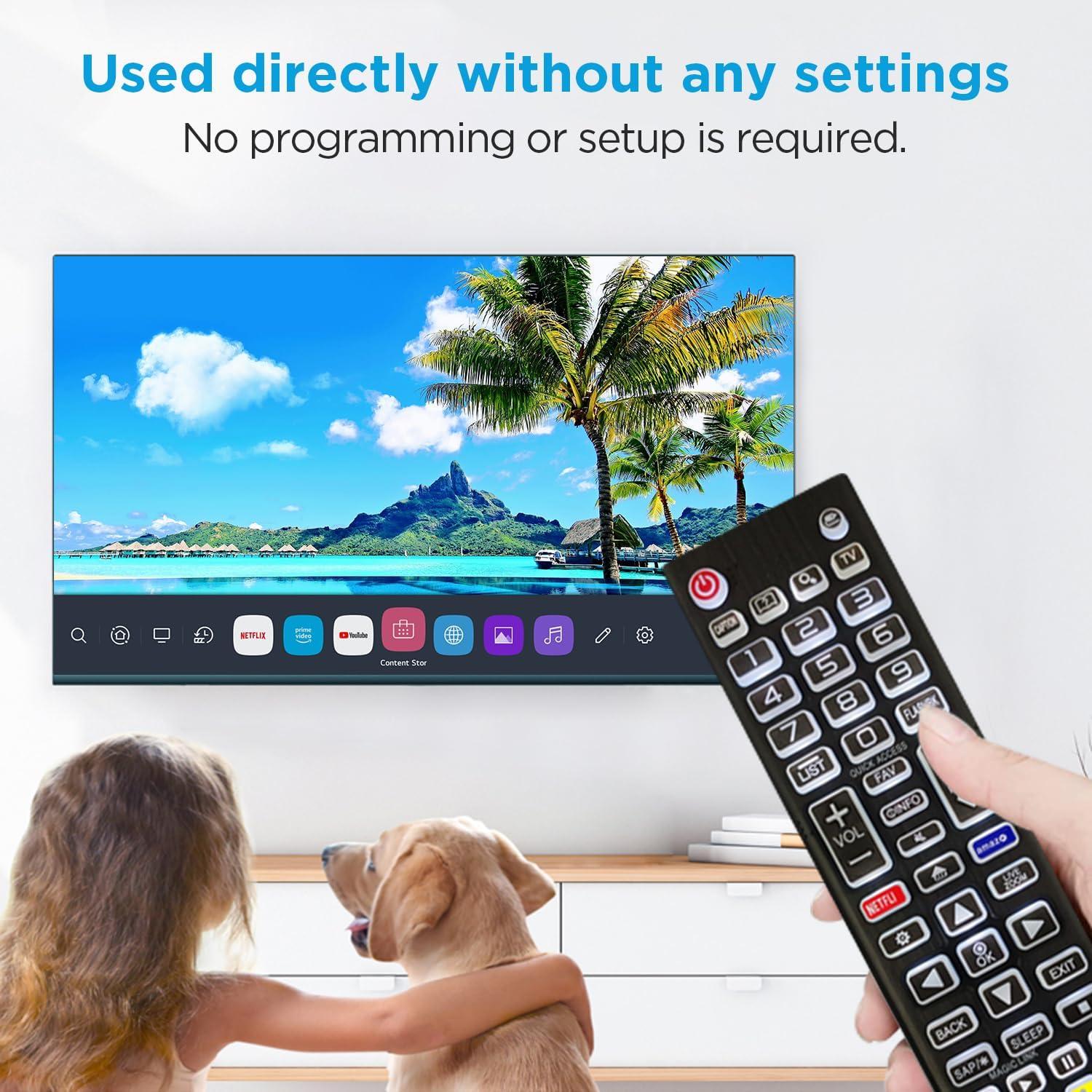 Control Remoto Retroiluminado LG AKB75095307 para TV Smart 4K UHD