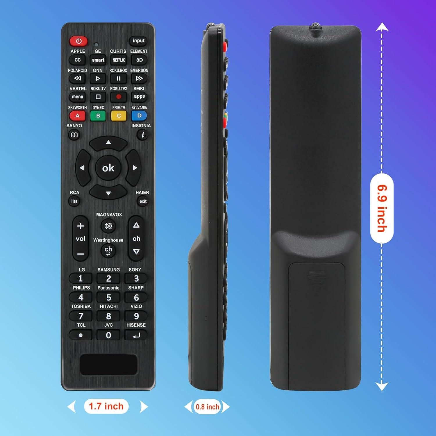 Control Remoto Universal para TV RCA, LG, Samsung, Sony y Más