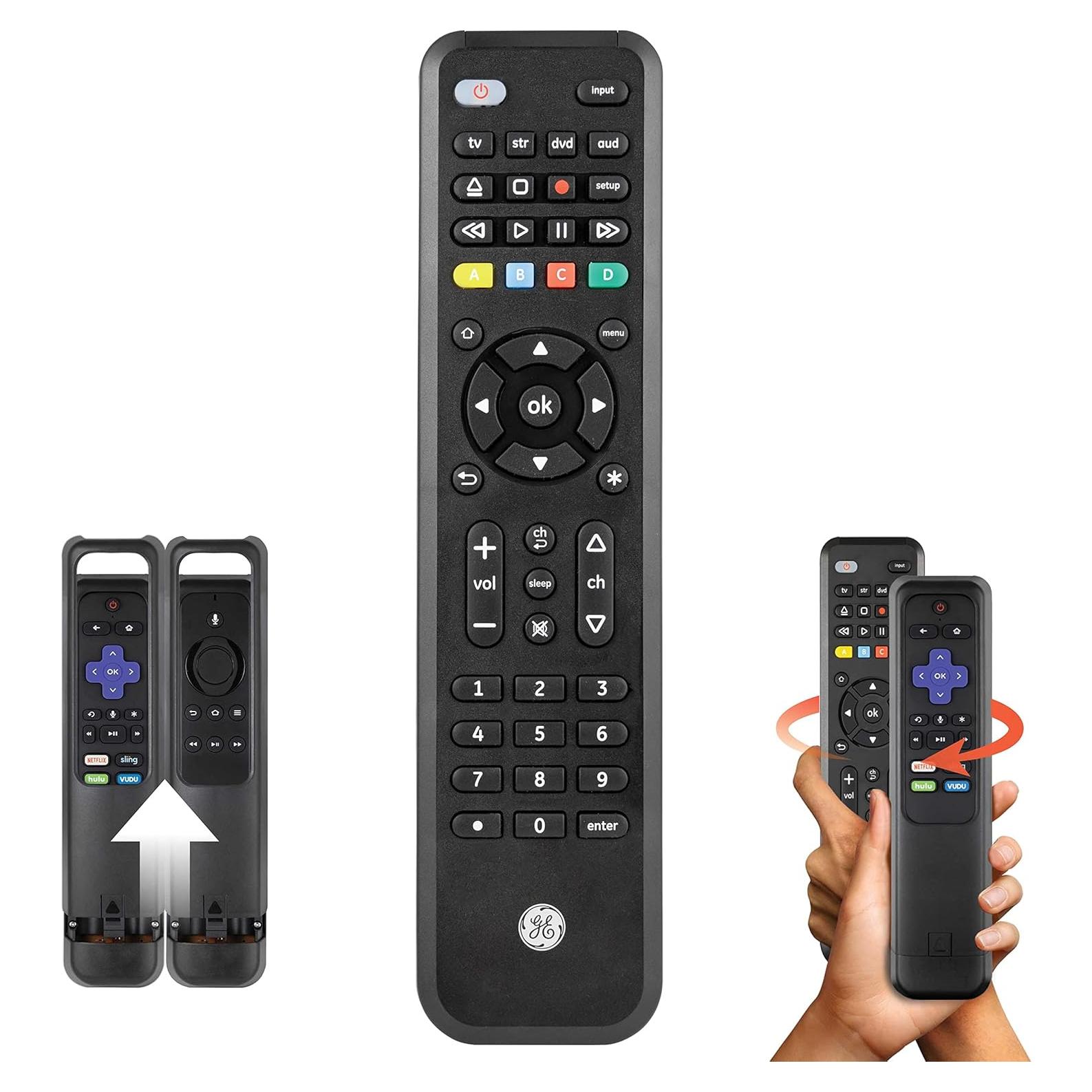 Control Remoto Universal GE 4 Dispositivos para Roku y Fire TV