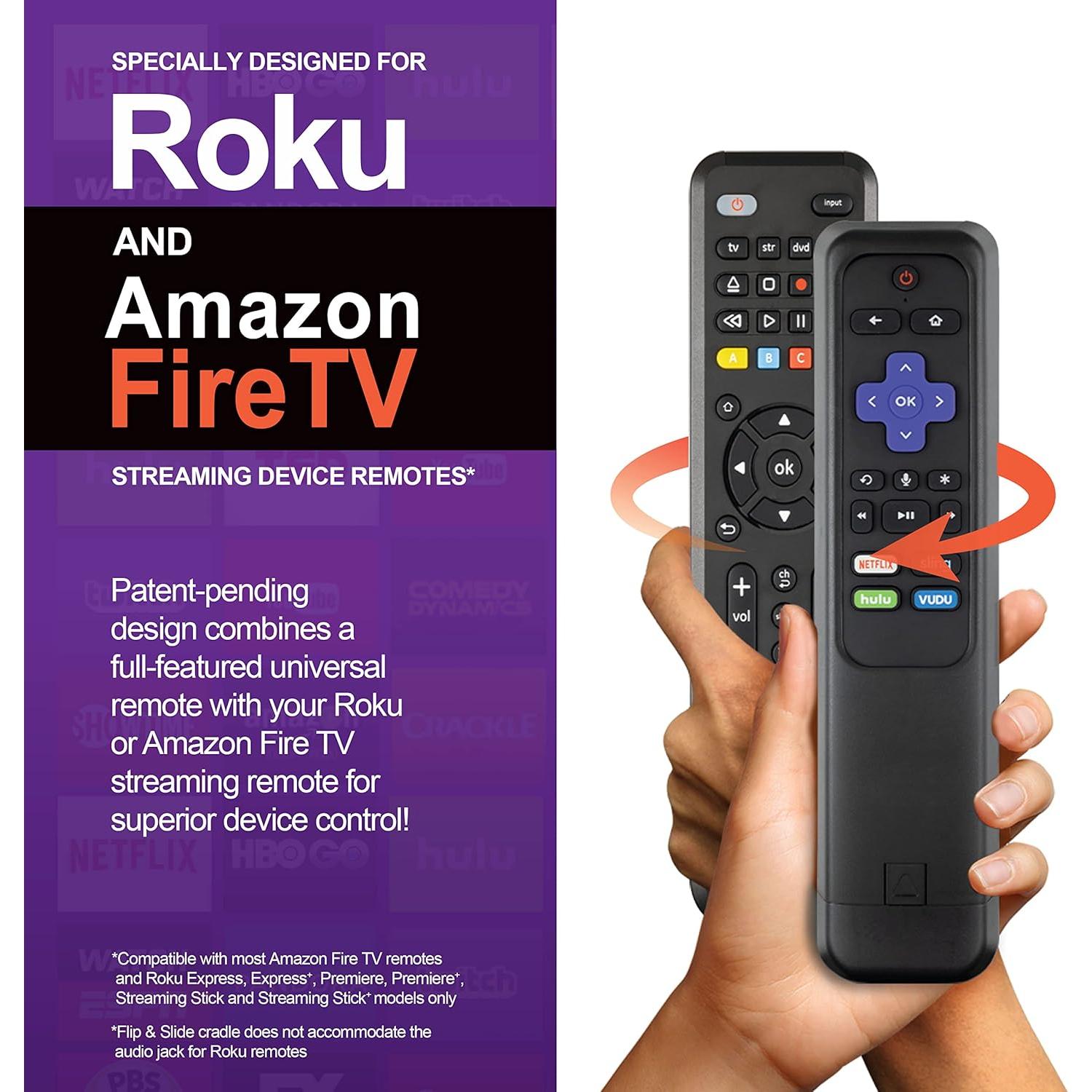 Control Remoto Universal GE 4 Dispositivos para Roku y Fire TV