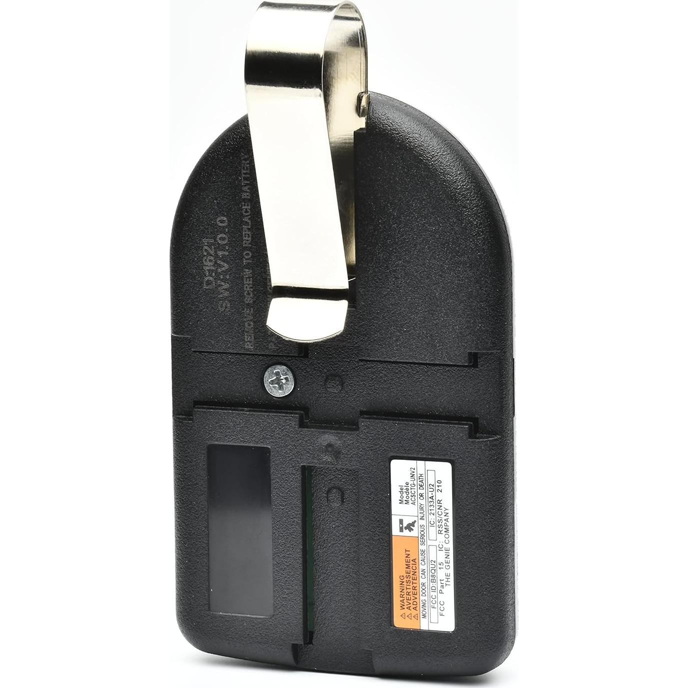 Control Remoto Universal Genie ACSCTG-UNIV2 para Garaje 2 Botones