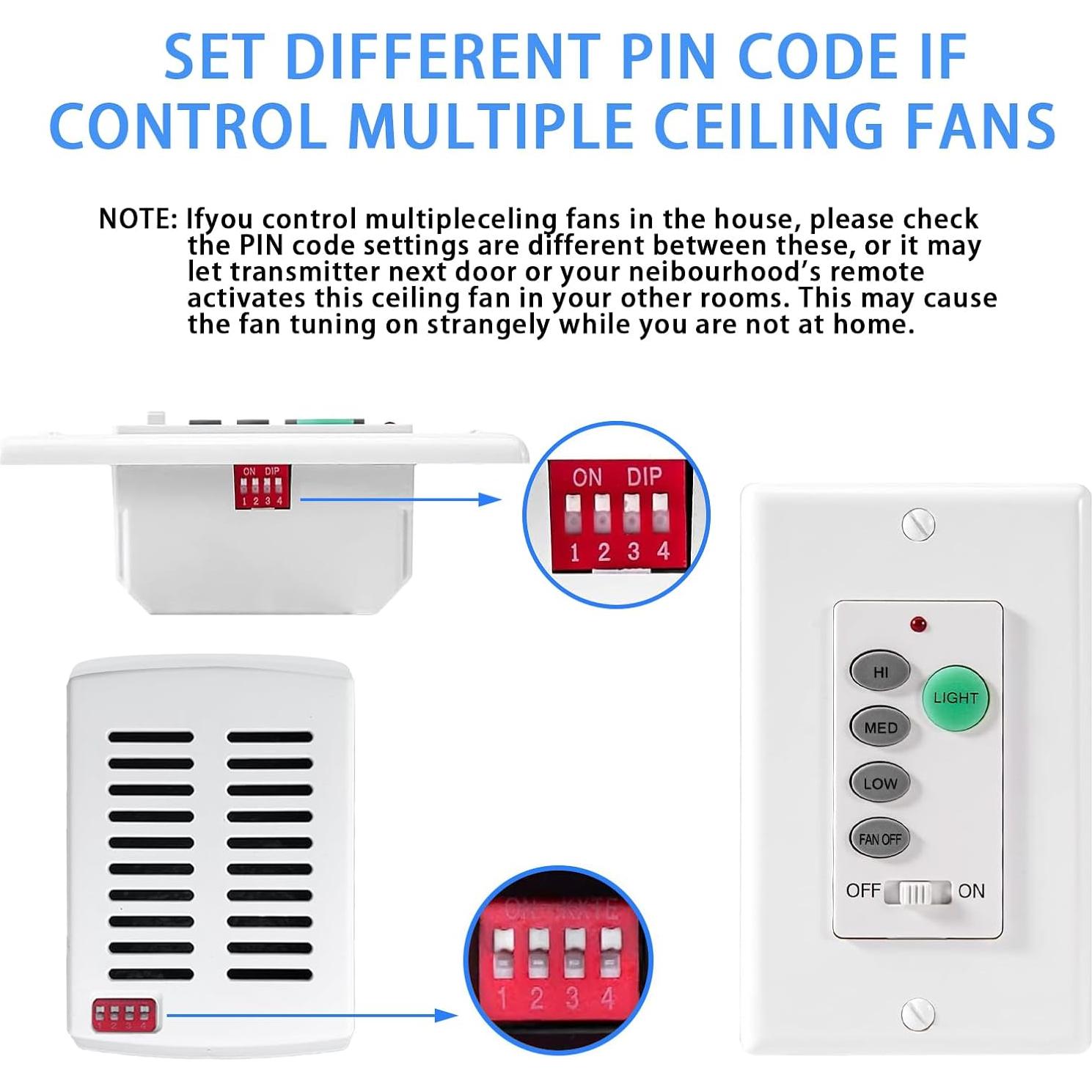 Control Remoto Universal para Ventilador de Techo Greenbell