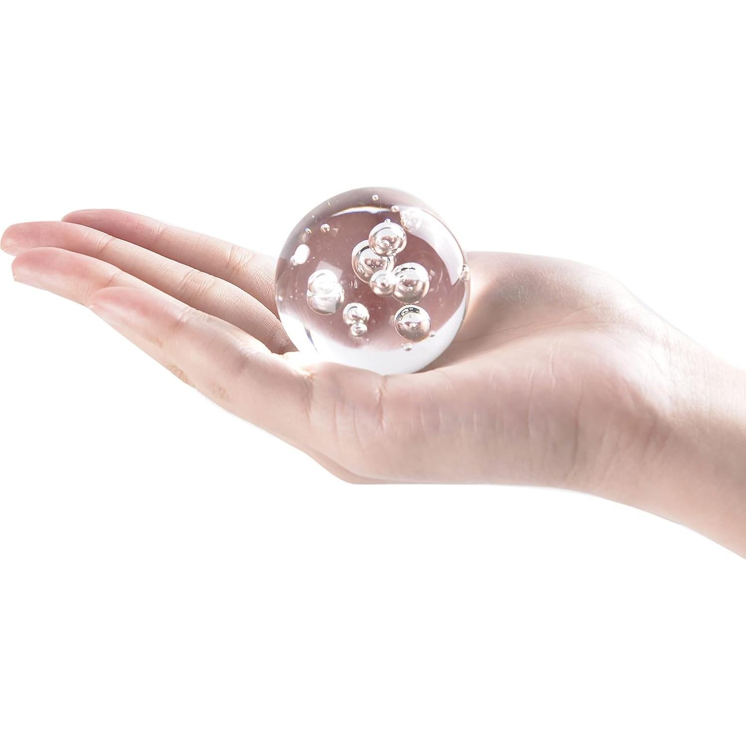 Bola de Cristal Burbuja 5 cm ChezMax para Decoración y Fotografía