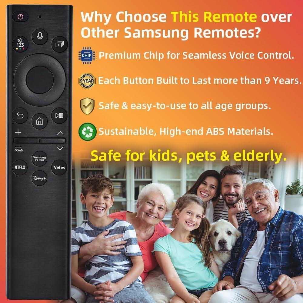 Control Remoto Reemplazo Samsung TV 2019-2025 Voz Nettech