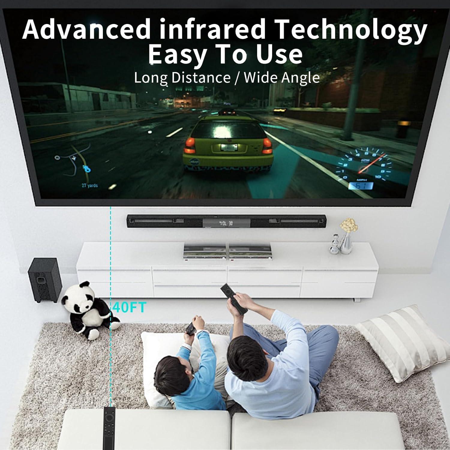 Control Remoto Reemplazo ATJUMP BN59-01388A para Samsung TV