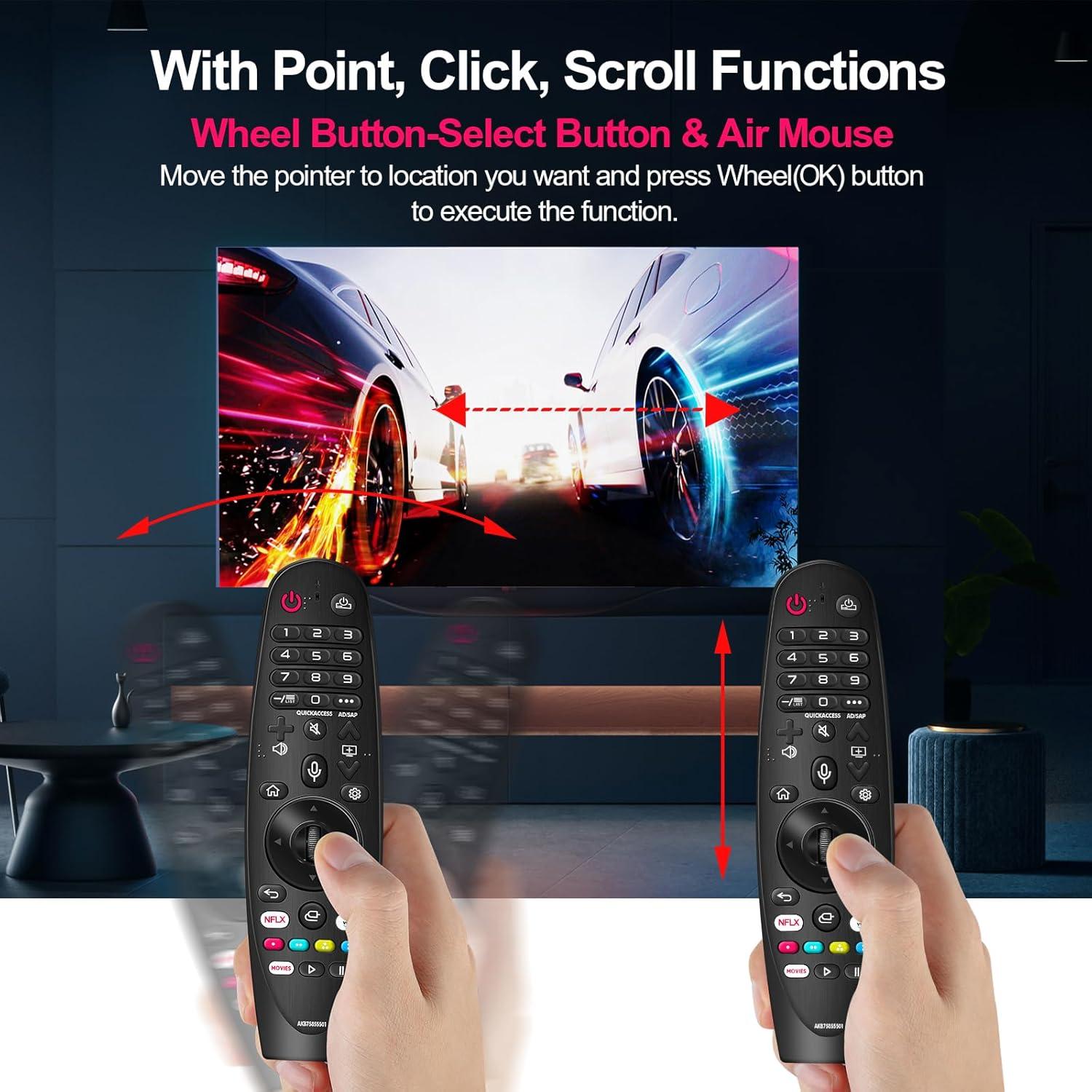 Control Remoto Mágico LG AKB75855501 con Voz y Puntero