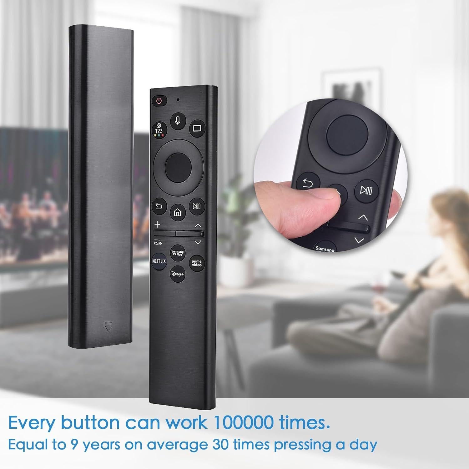 Control Remoto de Voz Samsung BN59-01385A para Smart TV 4K 8K