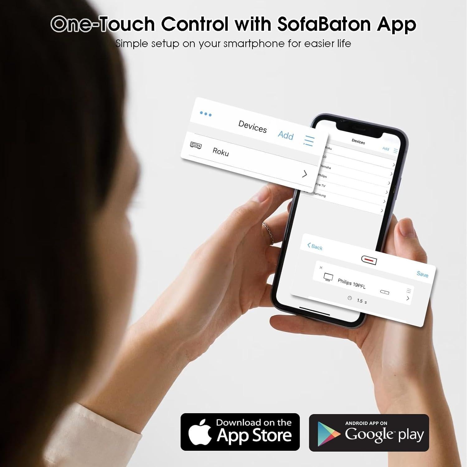 Control Remoto Universal SofaBaton U2 para TV y Dispositivos