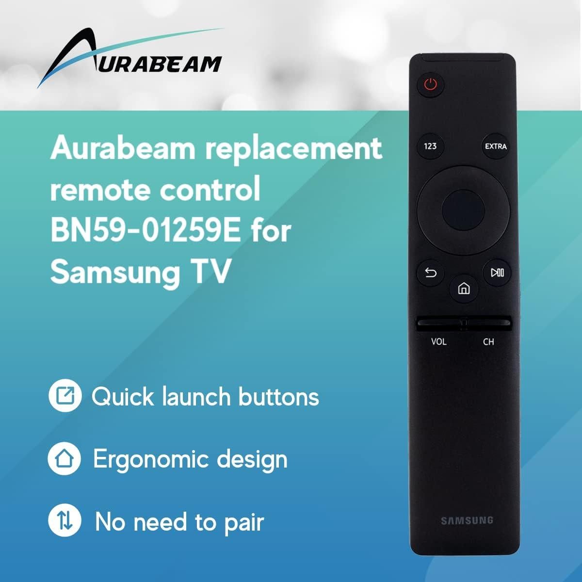 Control Remoto Aurabeam BN59-01259E para Televisores Samsung