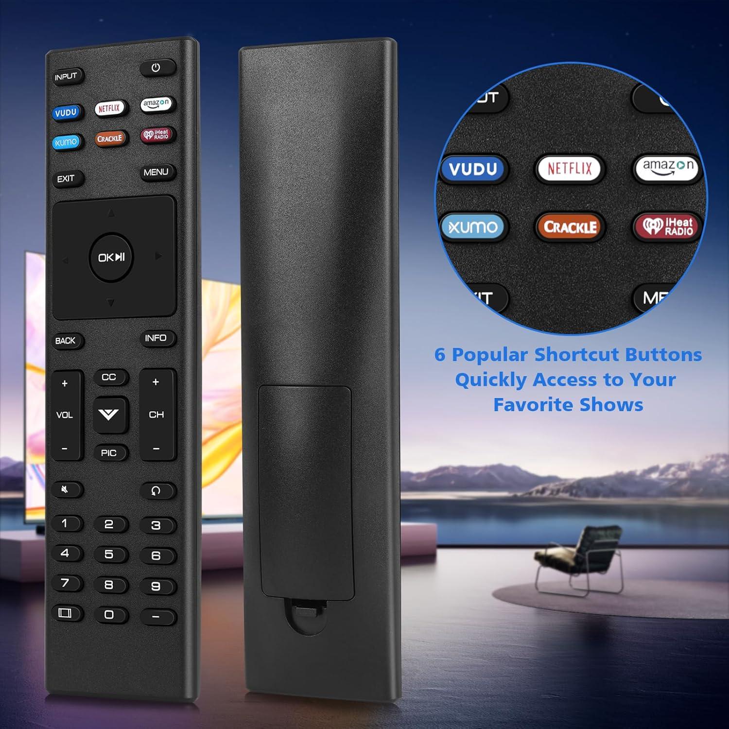 Paquete de 2 Controles Remotos Universales Vizio XRT136