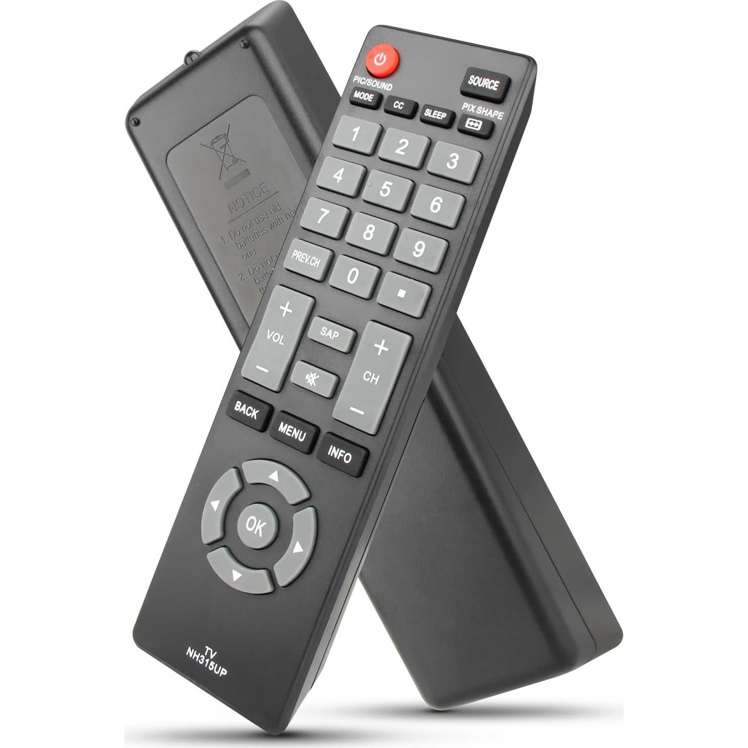 Control Remoto NH315UP para TV Sanyo FW40D36F FW55D25F