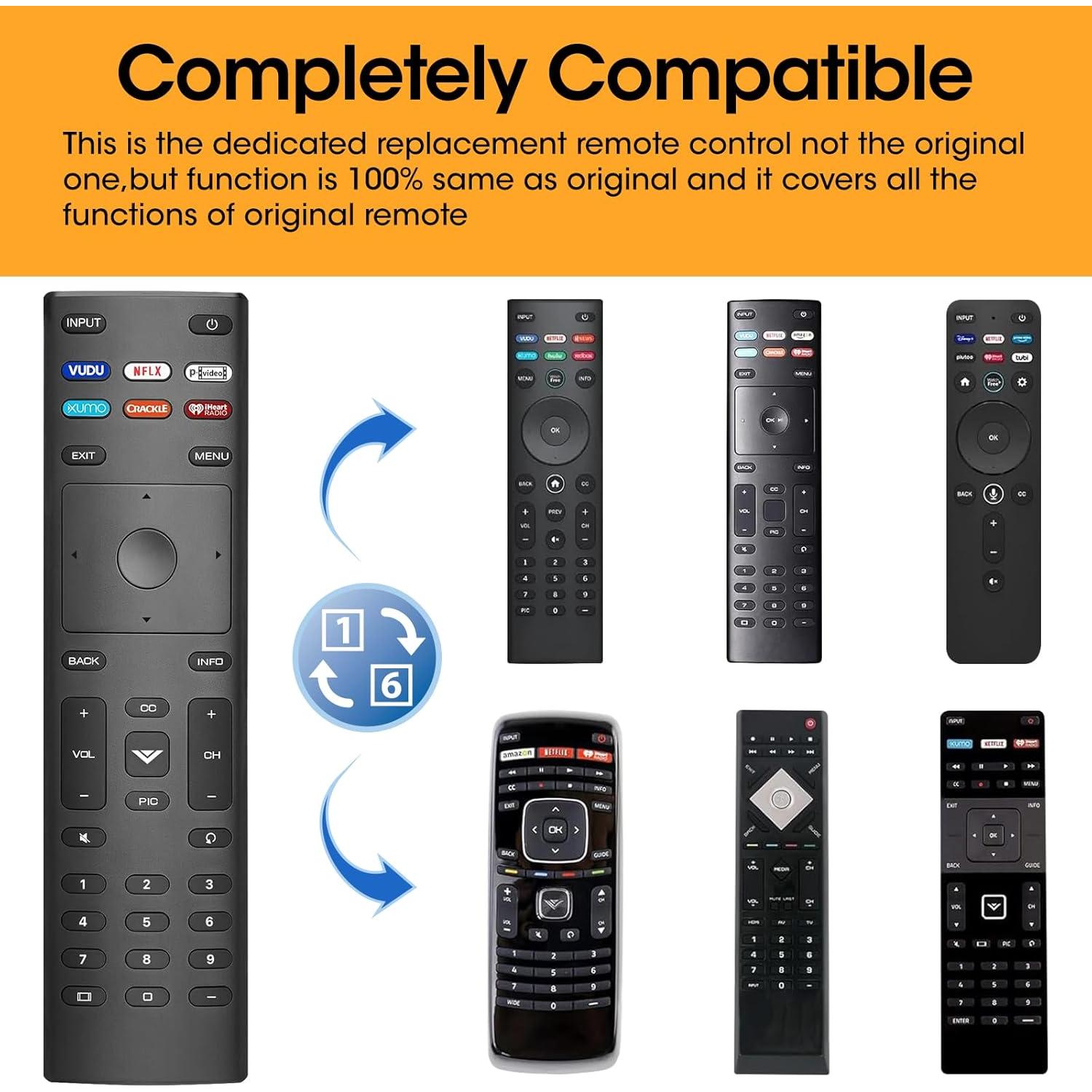 Paquete de 3 Controles Remotos Universales VIZIO para TV