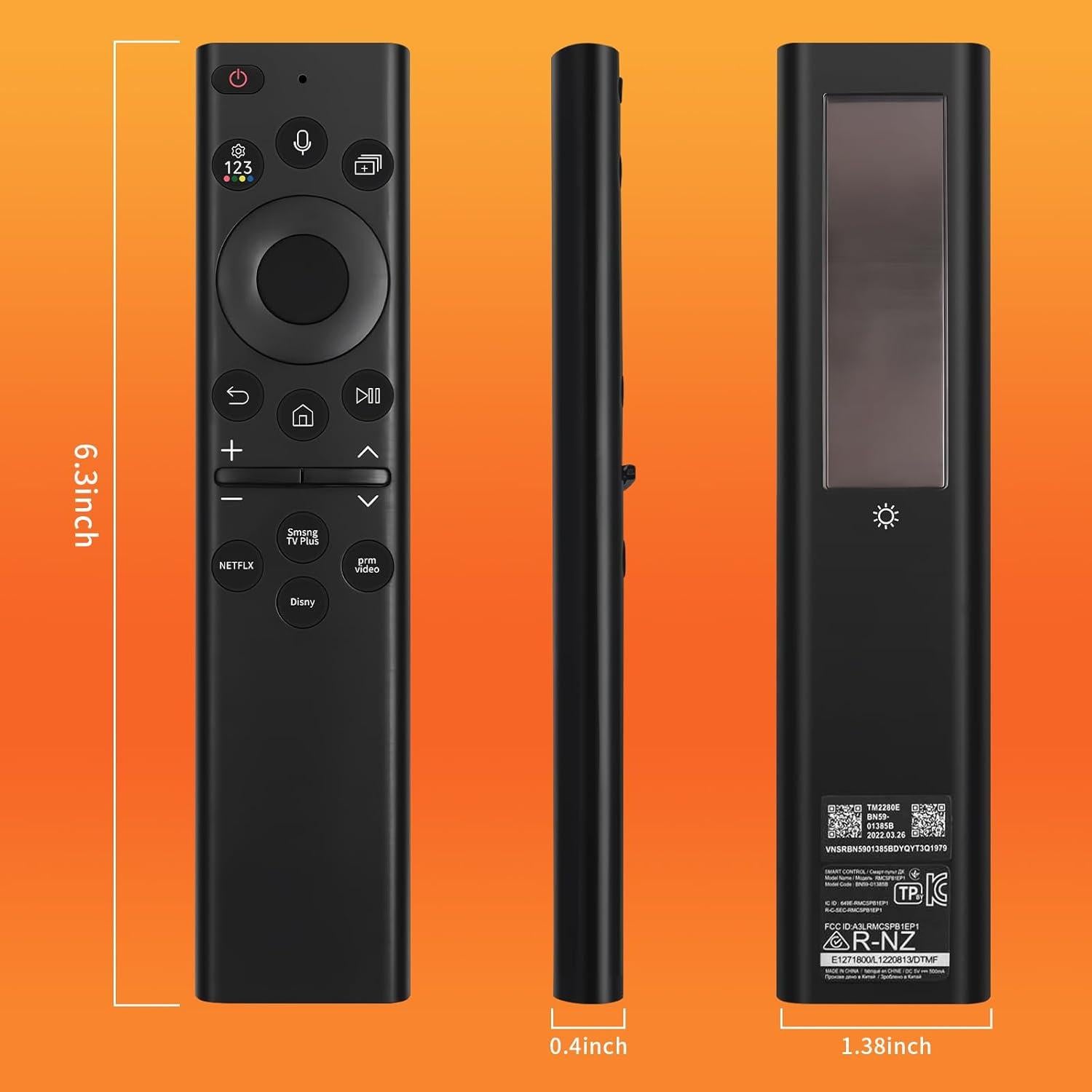 Control Remoto Solar de Voz BN59-01385A para TV Samsung