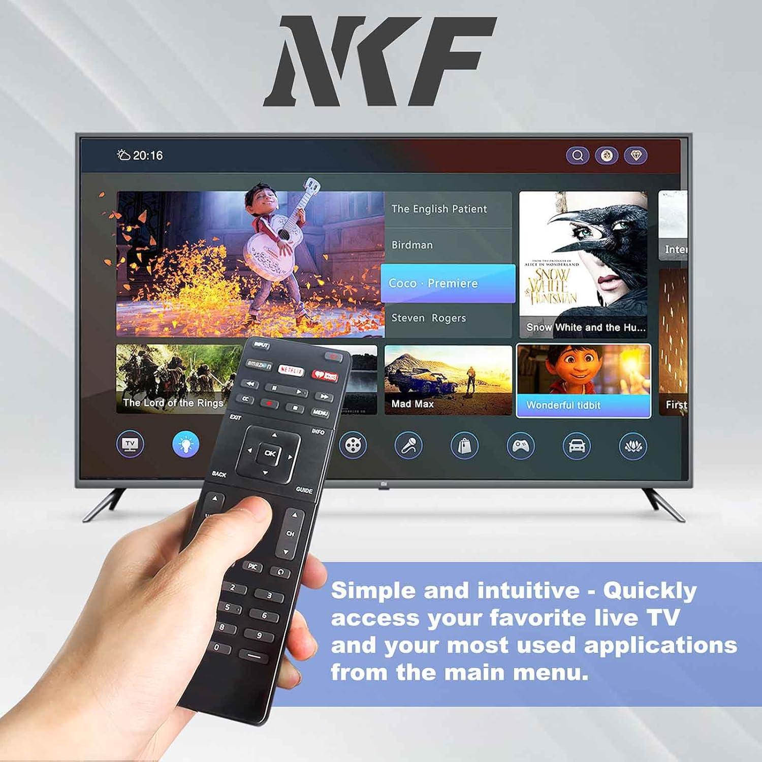 Control Remoto Universal XRT122 para Televisores Vizio
