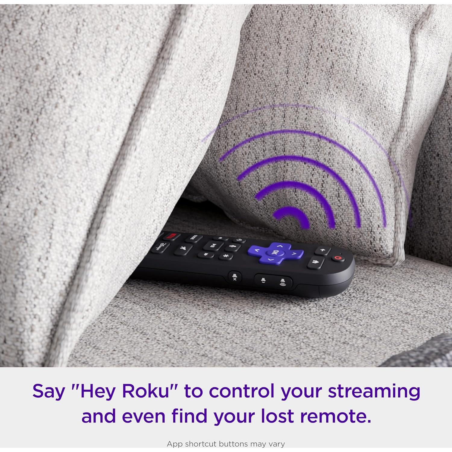 Control Remoto por Voz Pro Roku RCB1R Recargable USB-C