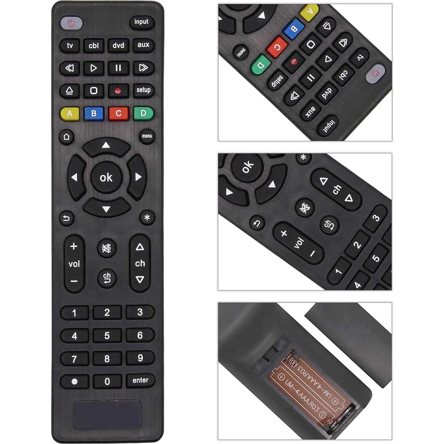 Control Remoto Universal NJALNKHM para Televisores y Blu-ray