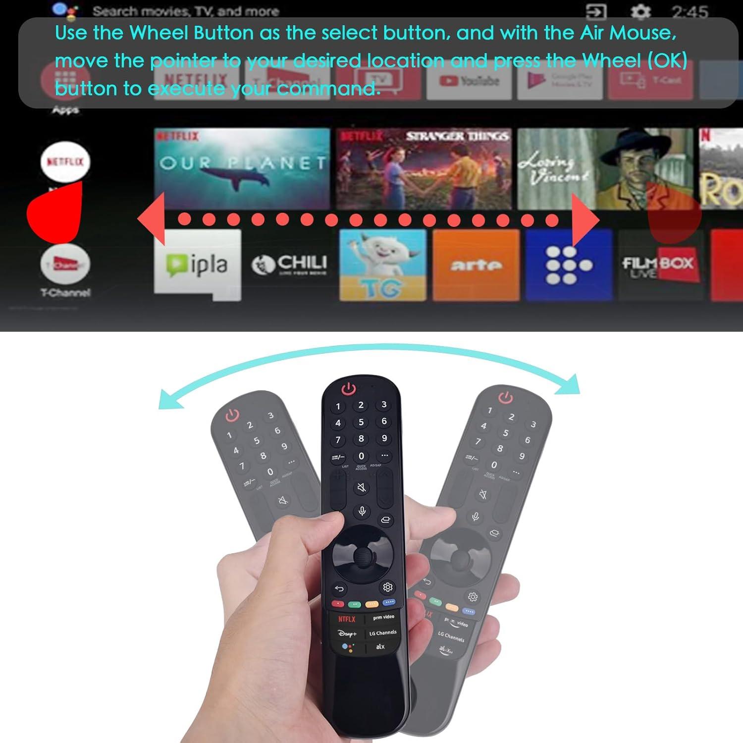 Control Remoto Mágico LG AN-MR24GA/23GA/22GA con Voz
