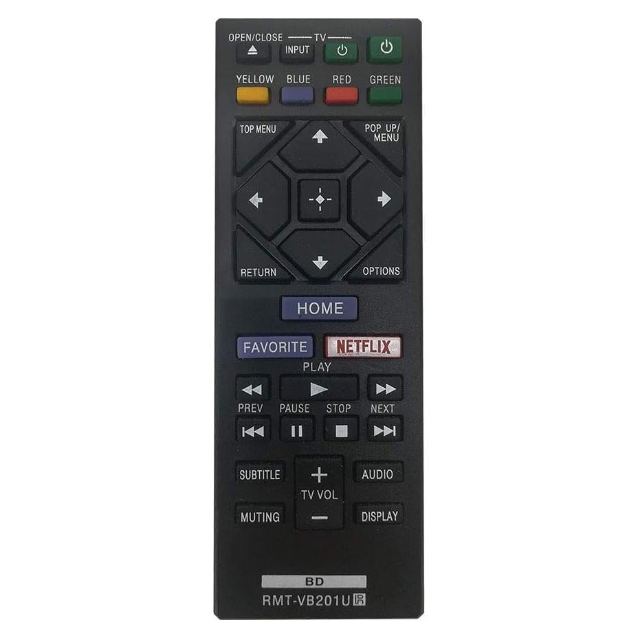 Control Remoto Reemplazo Sony RMT-VB201U para Blu-Ray 4K