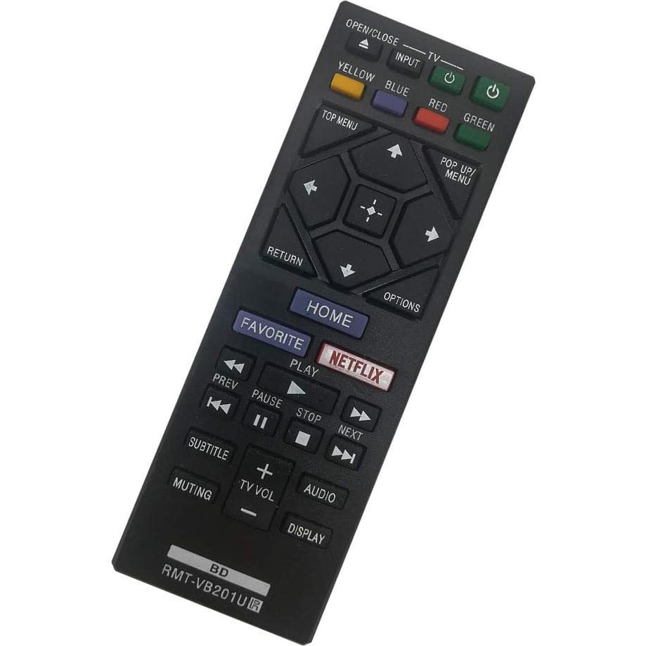 Control Remoto Reemplazo Sony RMT-VB201U para Blu-Ray 4K