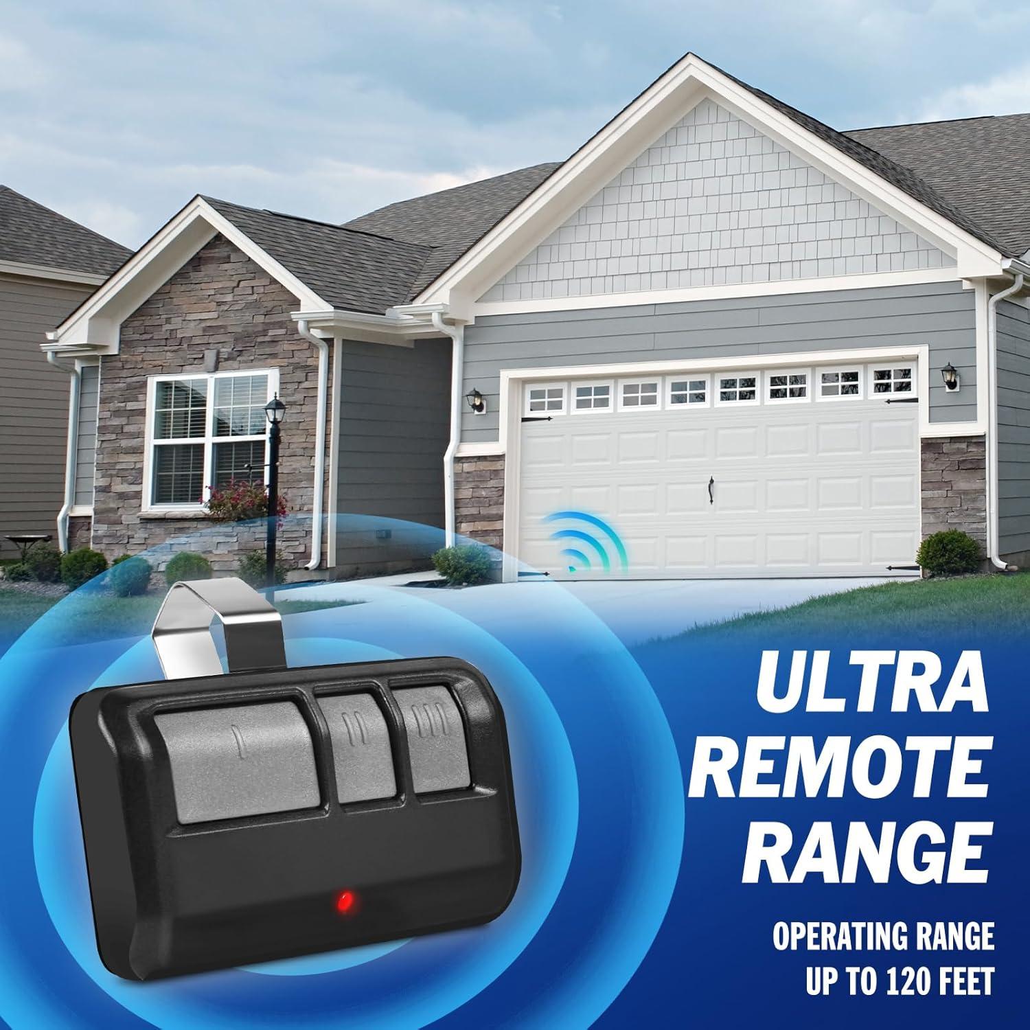 Control Remoto Universal de Puerta de Garaje AZEN 3 Piezas