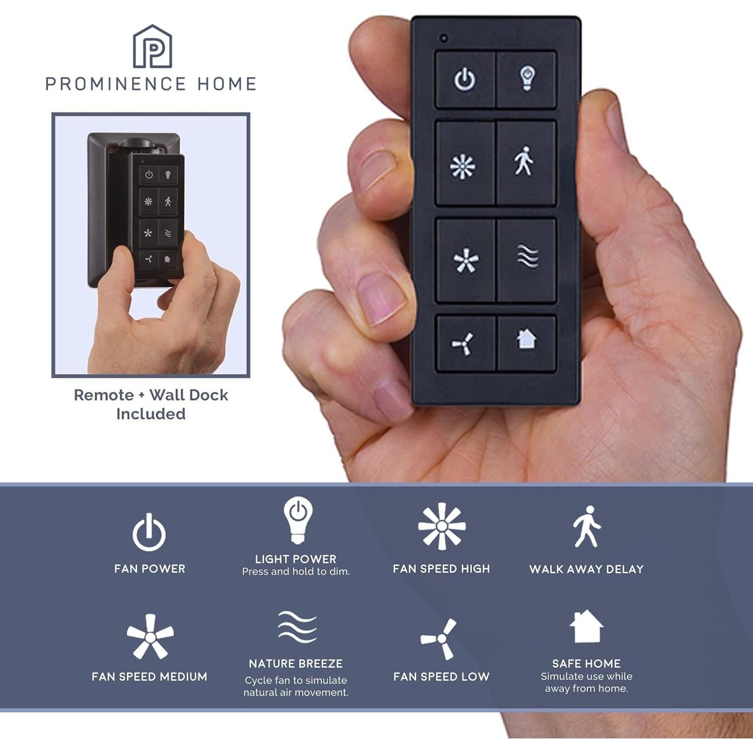 Control Remoto Universal Prominence Home para Ventilador de Techo